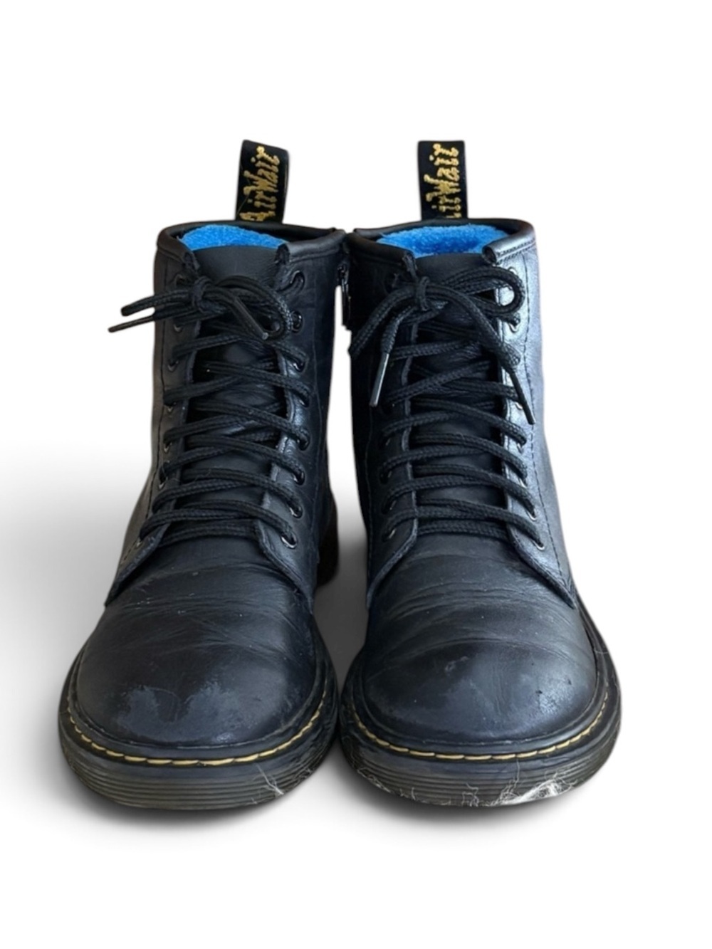 Dr. Martens Kids Black 1460 Junior Leather Lace-Up Ankle Boots